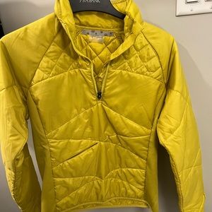 Athleta pullover windbreaker yellow